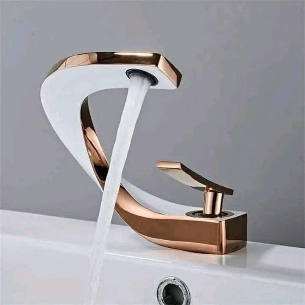 Modern, Single Handle Basin Faucet with a unique Design
