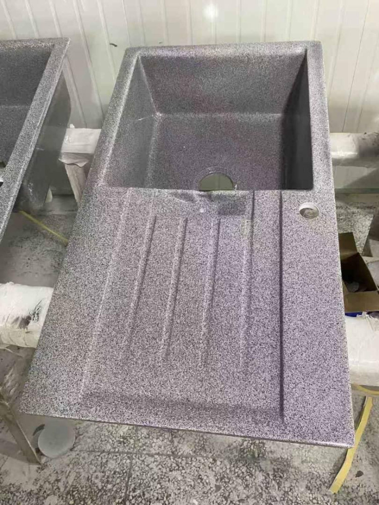 Single-bowl Kitchen Sink with an integrated drainboard