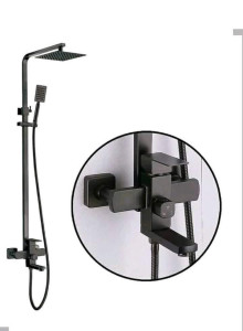 Matte Black Shower System