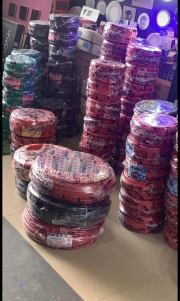 Red and Black Single core Wire