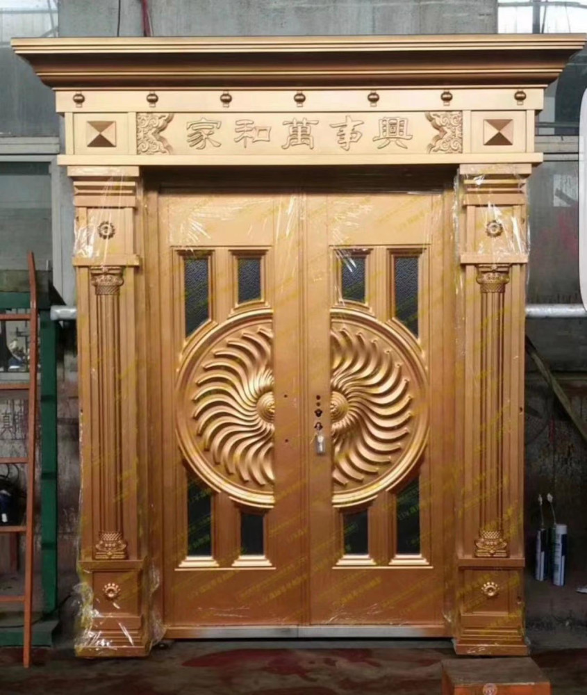 Luxury Steel Security Door Designed for a villa or high-end residence