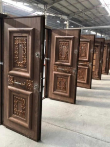 Mother and Son Steel Security Door