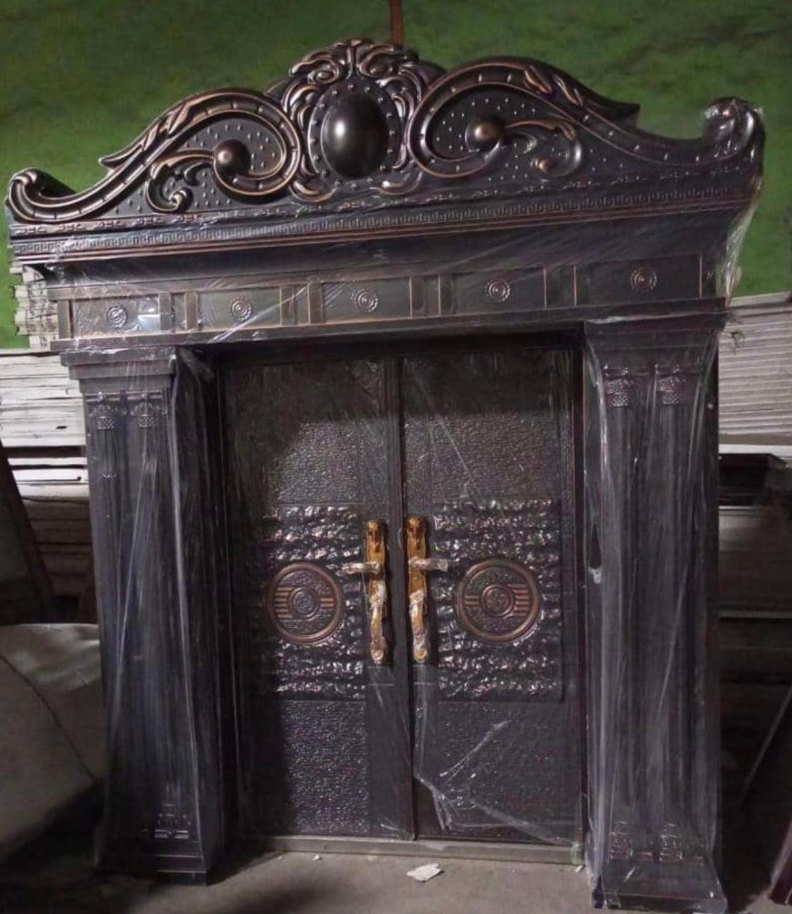 Luxury Black Cast Copper Security Door