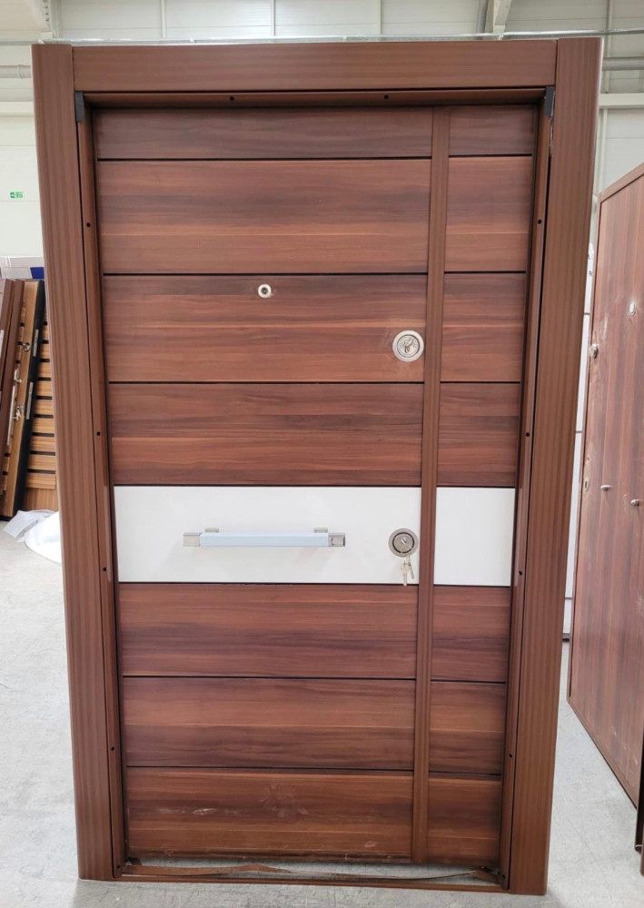 Brown and WhiteTurkish Security Door