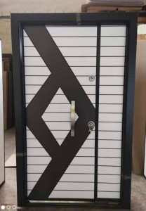 White and Black Turkish Security Door