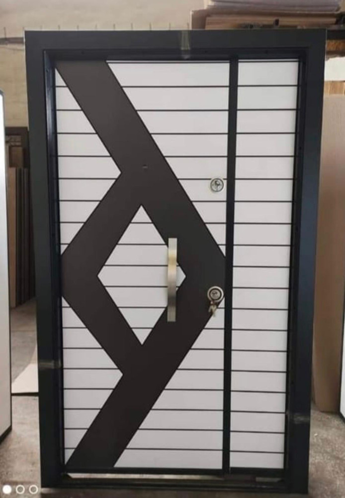 White and Black Turkish Security Door
