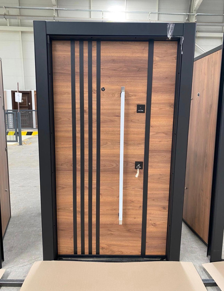 Turkish Security Luxury Door with White handle