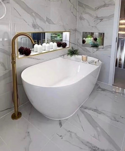 Modern Bathroom Freestanding Oval bathtub