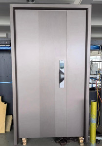 Modern Steel Security Door Likely an Exterior or Entrance door
