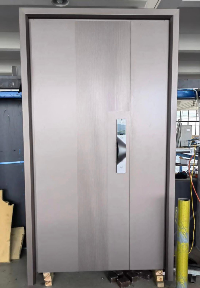 Modern Steel Security Door Likely an Exterior or Entrance door
