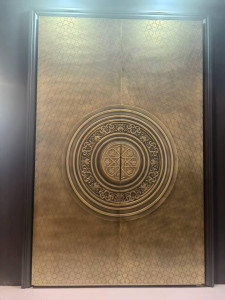 Luxury Cast Metal double entry door