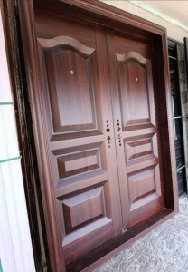 Double Steel Security Door likely German Door style