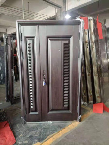 Double-panel Security Steel Door