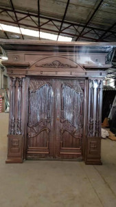 Double Cast Copper Security Door