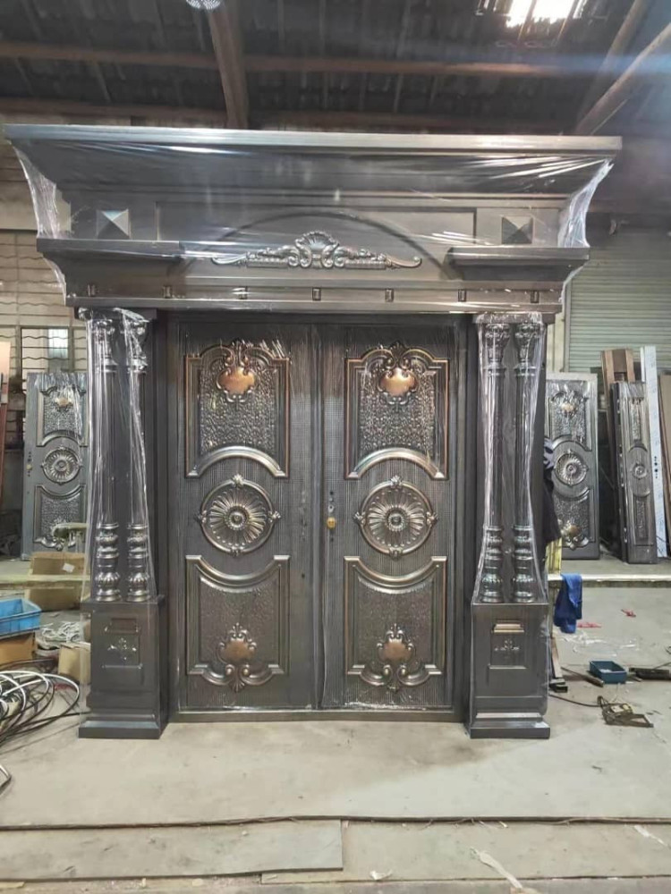 Arch and Pillar Security Copper Door