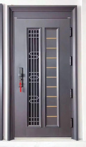 Modern Steel Security Door made from steel and iron alooy
