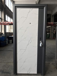 Wood-Texture Security Door