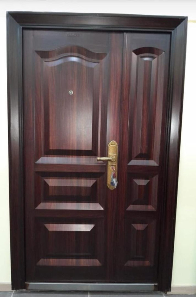 Solid Teak Armored Door
