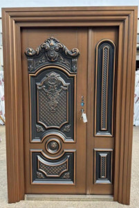 Walnut Armored Security Door