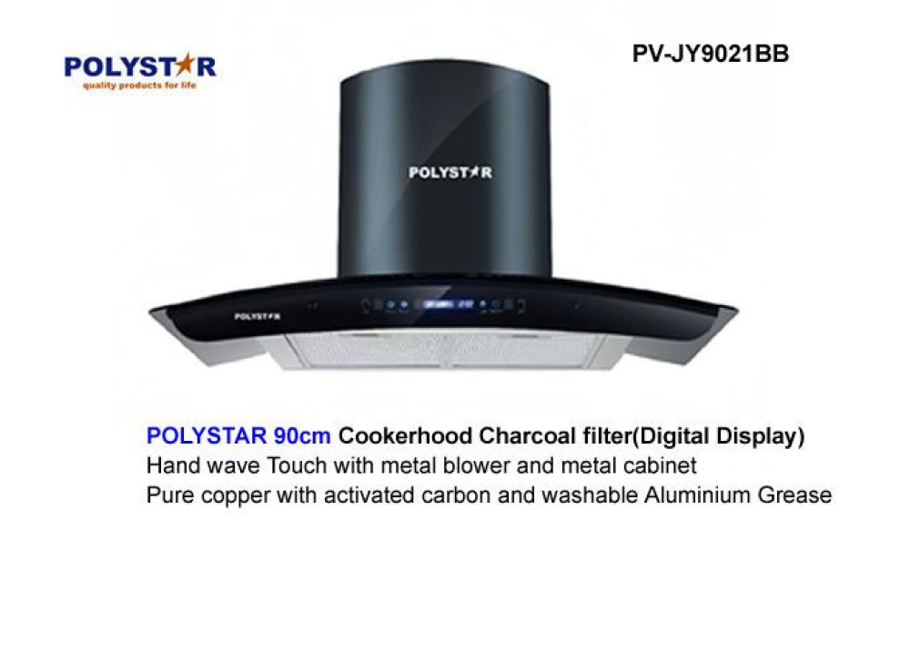 Curved Chimney Cooker Hood
