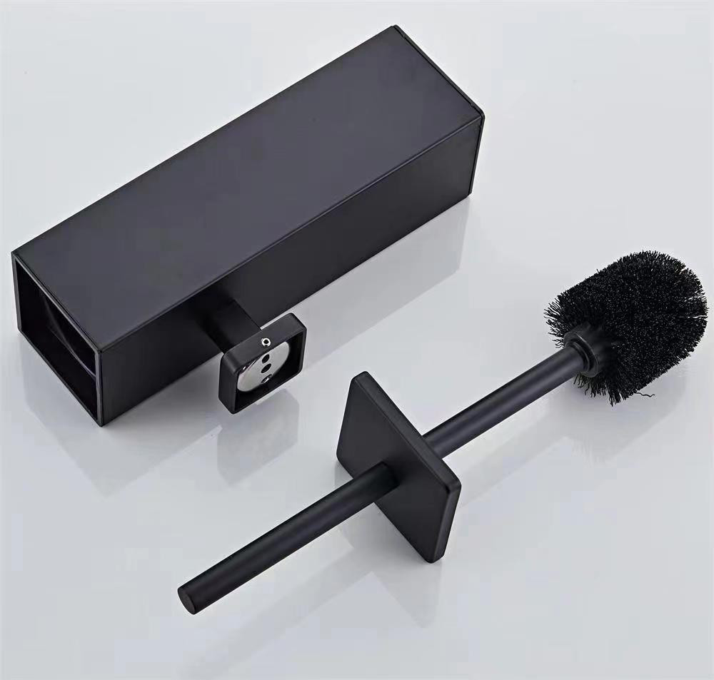 Wall-Mounted Toilet Brush Set