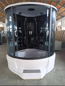 Montecarlo Hydromassage corner shower tub