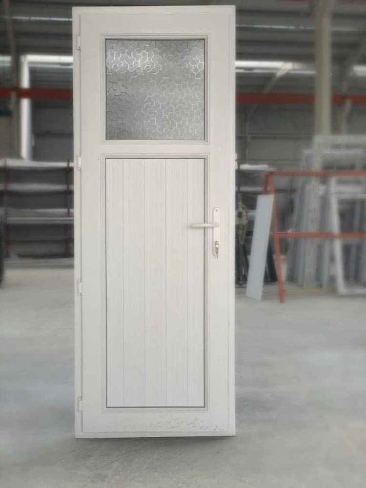 White Composite Front Door