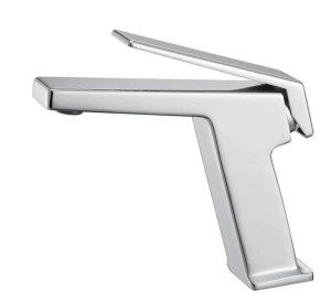 Modern Basin Mixer faucet with a chrome finish