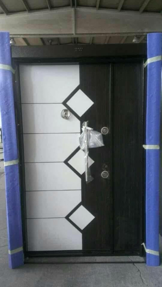 Aesthetix Black and White Turkish Security Door