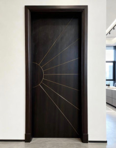 Walnut Gold Galaxy HDF door