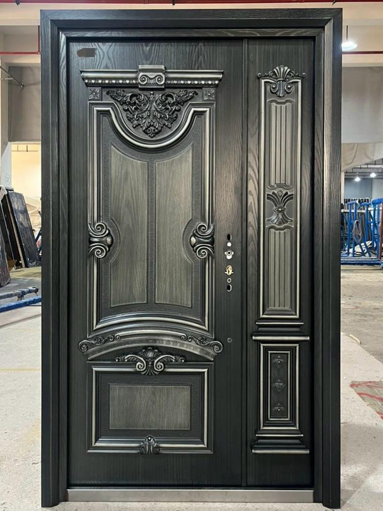 Black Decorative Ornate Design Security Door