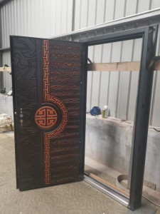 Brown aesthetic Cast Security Door