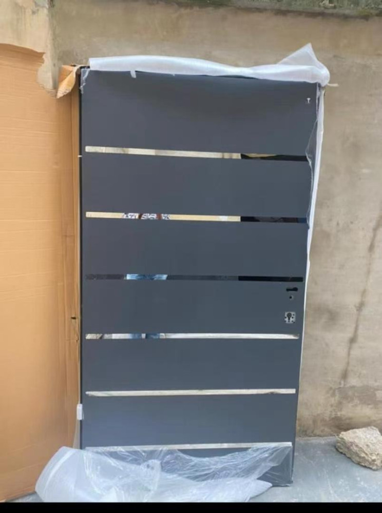 Gray Israeli Security Door