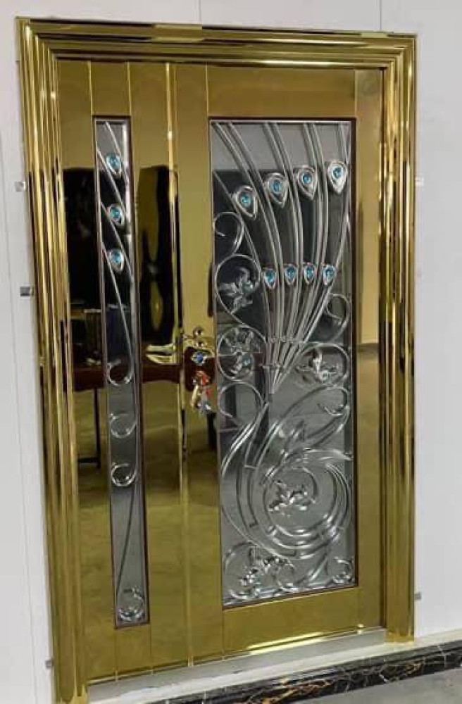 Decorative Stainless Steel Security Door