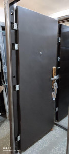 Black Steel Security Door