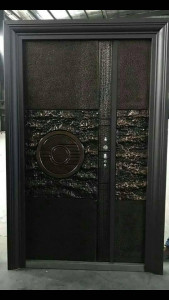 Bulletproof Security Door with Aesthetic Black -finish