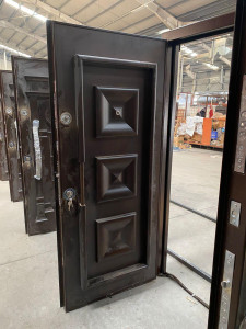 Steel Security Brown Door