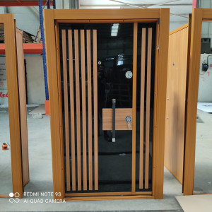 Brown and Black-finish Turkish Door