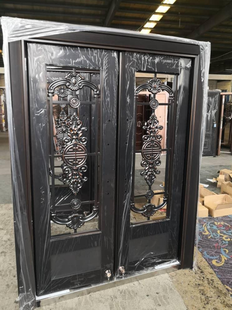 Black Wrought Iron Door