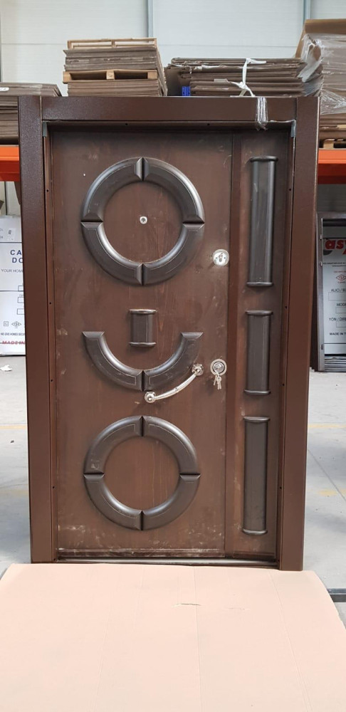 Turkish Brown-finish Security Door