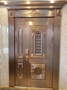 Luxur copper-finish Entrance Door