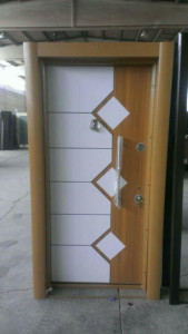 Modern Laminate Steel Security Door
