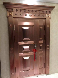 Luxury Copper-coloured Security Door
