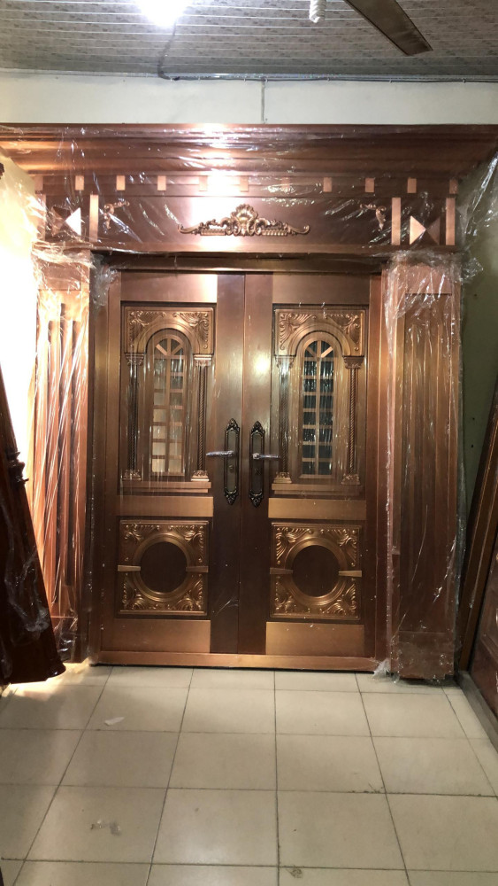 Double Cast Copper Security Door