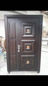 Security Door known as a steel-wooden armoured door