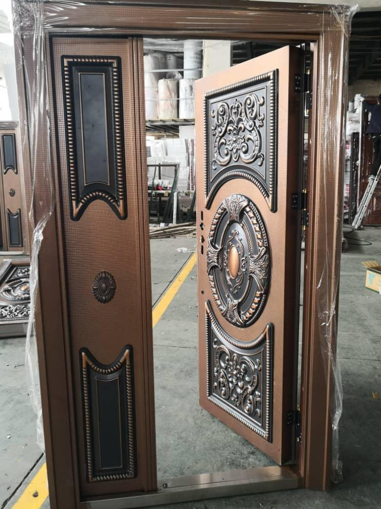 Copper Cast Security Door