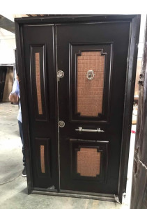 Double-leaf metal Security Door