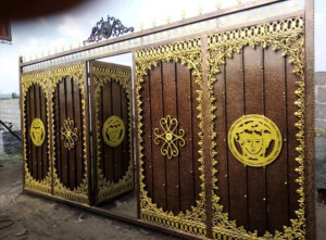 Ornate Set of wrought Iron Gates