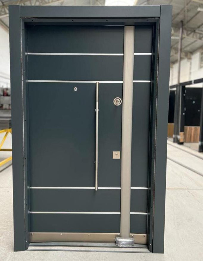 Steel-Reinforced Oak Door