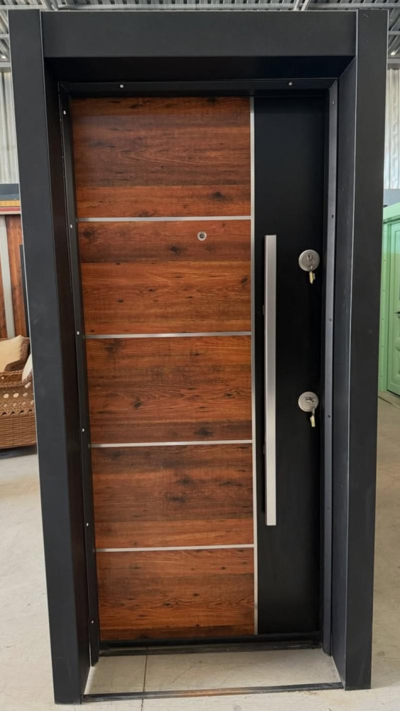 Fire-Rated Wooden Security Door